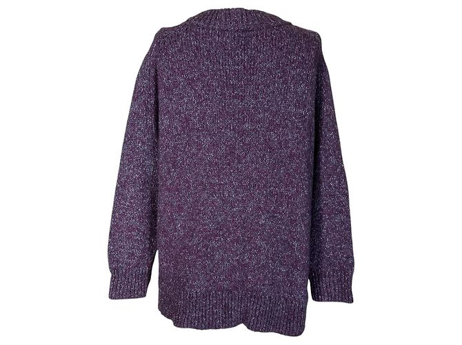 Suéter Cos Roxo e Cinza - vista 5