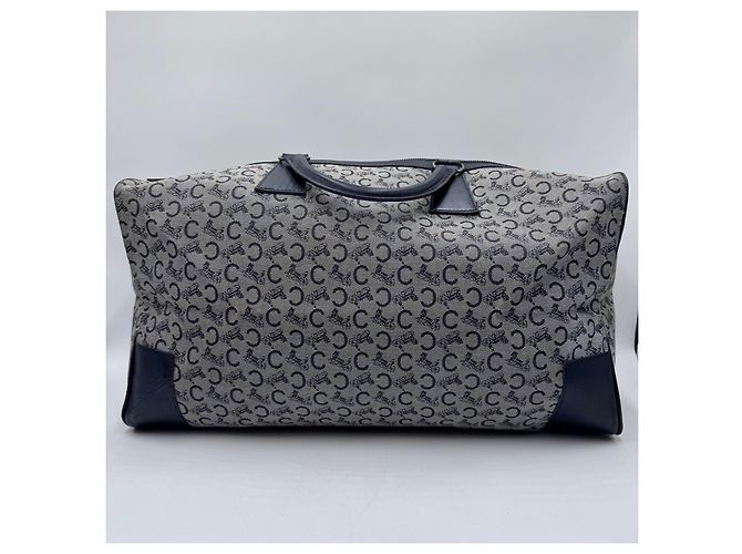 Céline Borsa da viaggio Boston Celine Horse Carriage Blu navy - vista 2