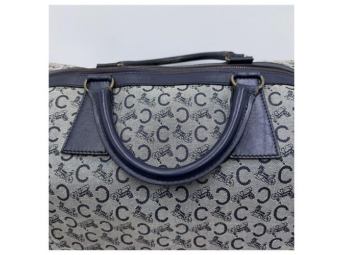 Céline Borsa da viaggio Boston Celine Horse Carriage Blu navy - vista 4