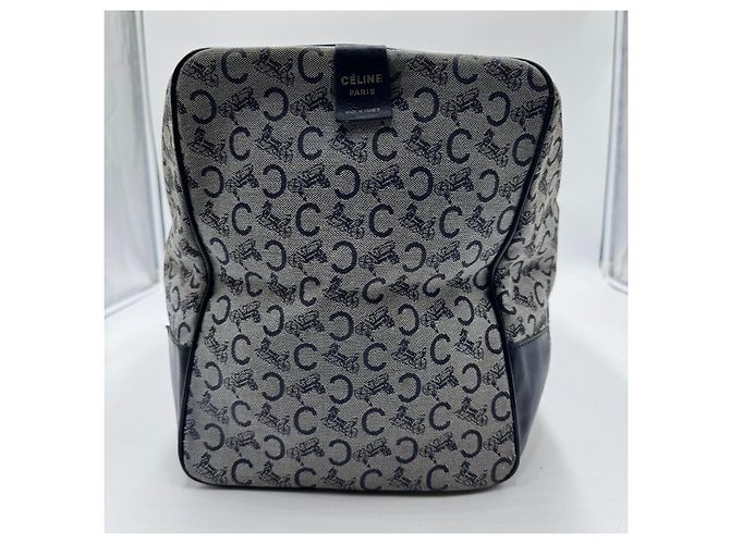Céline Borsa da viaggio Boston Celine Horse Carriage Blu navy - vista 7