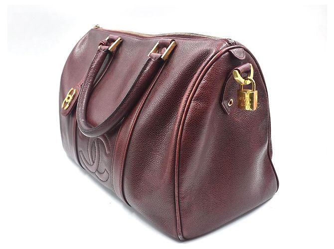Chanel Handtaschen Bordeaux - Ansicht 4