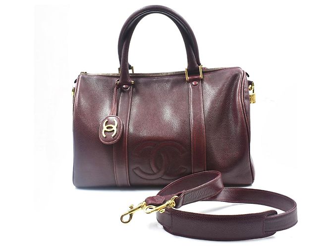 Chanel Handtaschen Bordeaux - Ansicht 5