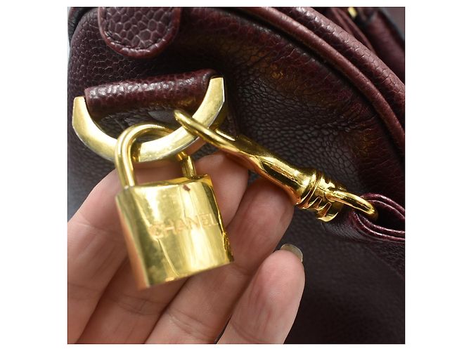 Chanel Handtaschen Bordeaux - Ansicht 6
