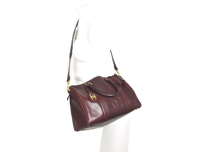 Chanel Handtaschen Bordeaux - Ansicht 9
