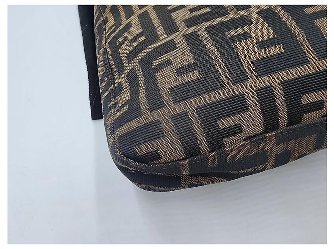 Borsa a Spalla Fendi Mamma Baguette Marrone - vista 10