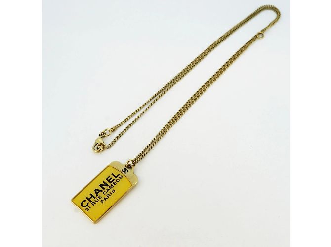 Collana Piastra Cambon di Chanel D'oro Giallo - vista 3