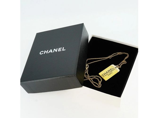 Collana Piastra Cambon di Chanel D'oro Giallo - vista 7