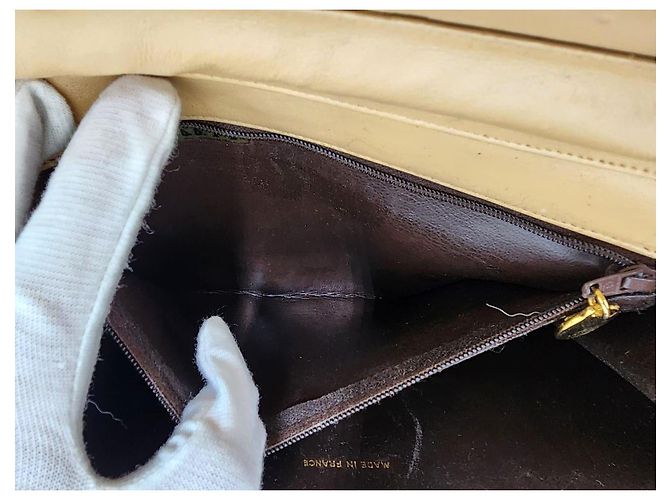 Chanel Timeless Classic Wallet on Chain (WOC) in Hardware Dorato 24K (GHW) Beige - vista 14