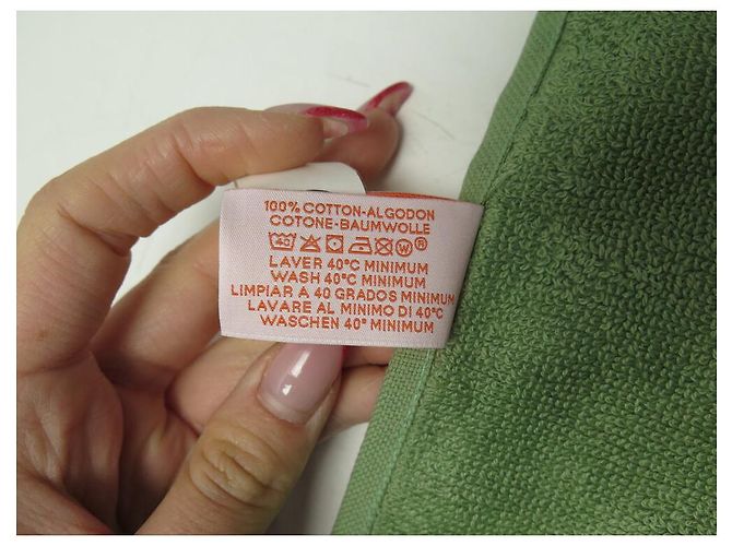 Hermès NEUF DRAP DE BAIN HERMES YACHTING THALASSA H104739M ALOES SERVIETTE TOWEL Kaki - vue 8