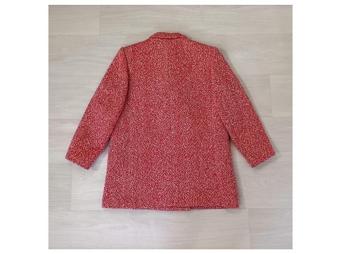 Abrigo rojo Yves Saint Laurent Roja - vista 2