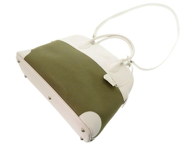 Hermès Borsa Hermes Bolide 37 Bianco Cachi - vista 7