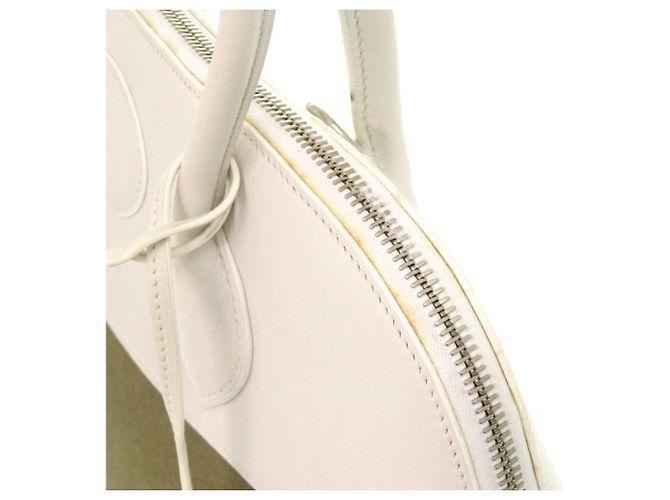 Hermès Borsa Hermes Bolide 37 Bianco Cachi - vista 8