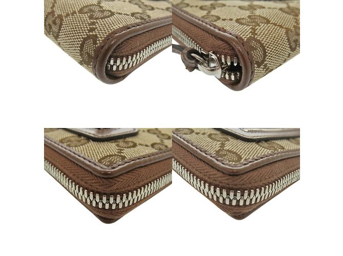 Gucci El Proyecto Hacker Cartera Larga Neo Clásica Castaño Beige - vista 5