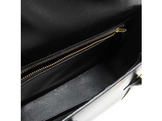 Hermès Borsa Hermes Drag 27 in pelle di vitello nera Nero - vista 7