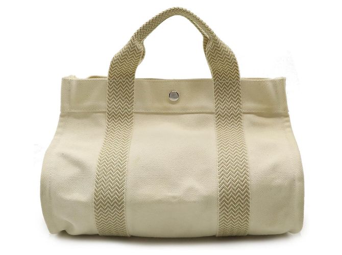 Hermès Hermes Cannes PM Tote Tasche Beige Roh - Ansicht 2