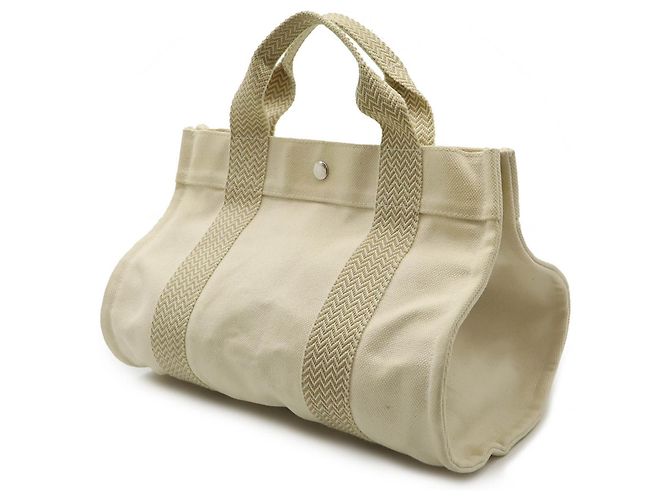 Hermès Hermes Cannes PM Tote Tasche Beige Roh - Ansicht 3
