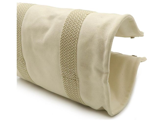Hermès Hermes Cannes PM Tote Tasche Beige Roh - Ansicht 4
