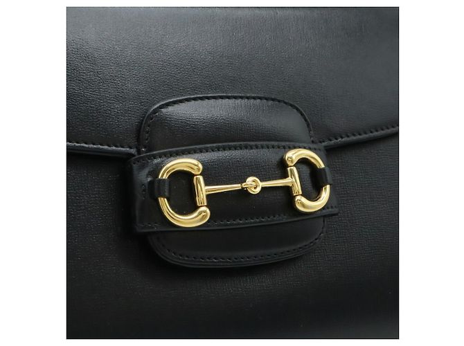 Borsa media Gucci Horsebit 1955 Nero - vista 8
