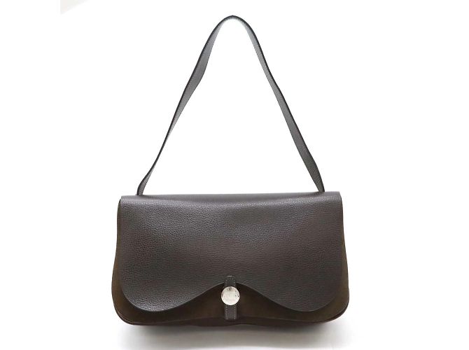 Borsa a spalla Colorado MM di Hermès Marrone scuro - vista 2