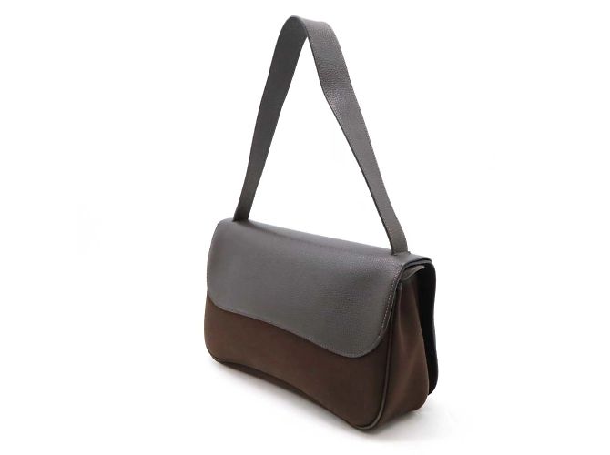 Borsa a spalla Colorado MM di Hermès Marrone scuro - vista 3