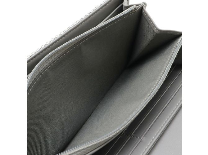 Cartera con solapa Coco de la línea Deauville de Chanel Gris - vista 6