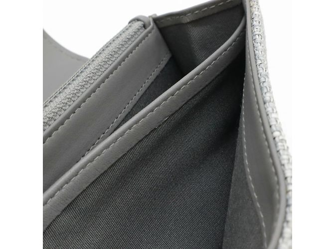 Cartera con solapa Coco de la línea Deauville de Chanel Gris - vista 7