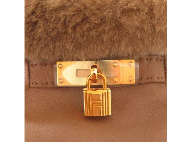 Hermès Hermes Kelly Handschuhe in Camel Kamel - Ansicht 6