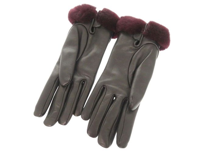 Hermès Hermes Kelly Handschuhe in Schwarz - Ansicht 4