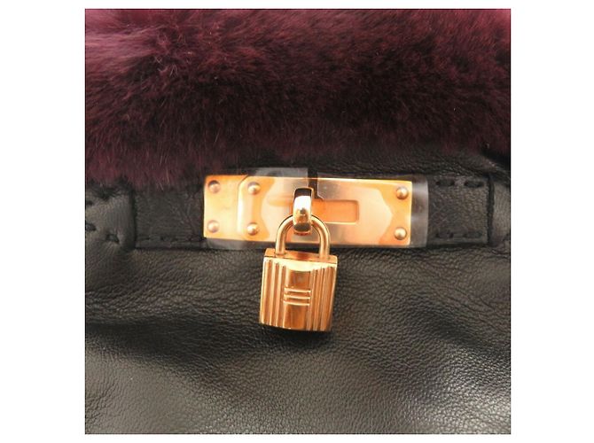 Hermès Hermes Kelly Handschuhe in Schwarz - Ansicht 6