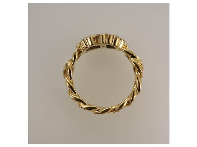 Anello Christian Dior metallo oro Auth yk15994 D'oro - vista 6