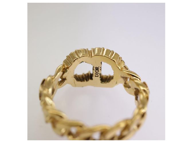 Anello Christian Dior metallo oro Auth yk15994 D'oro - vista 8