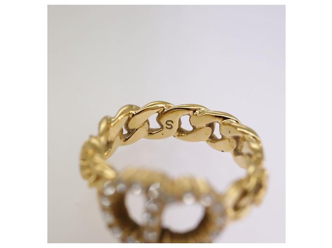 Anello Christian Dior metallo oro Auth yk15994 D'oro - vista 9