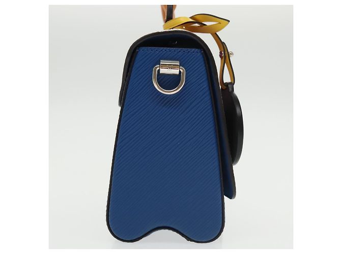 LOUIS VUITTON Epi Peace Love Twist MM Borsa a Mano Rossa Blu M52513 LV Auth 96510S Rosso - vista 5