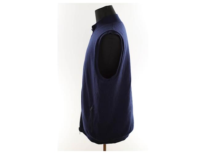 Hackett London Wollweste Blau - Ansicht 3