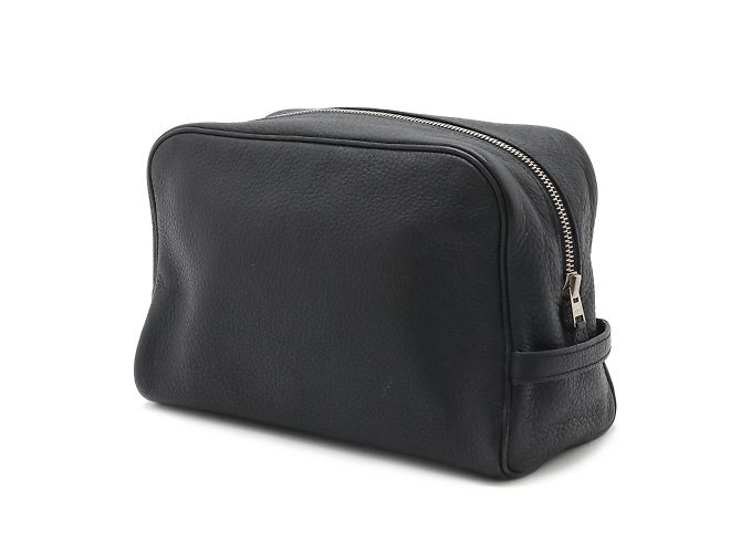 Hermès Pochette Clutch Victoria GM Hermes Truss Nero - vista 3