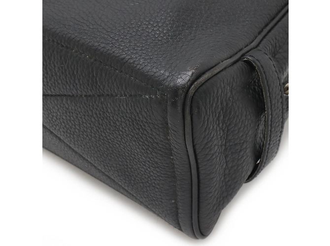 Hermès Pochette Clutch Victoria GM Hermes Truss Nero - vista 4