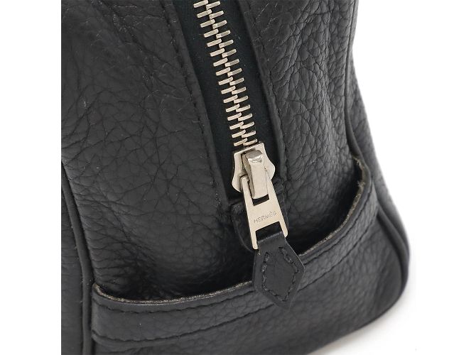 Hermès Pochette Clutch Victoria GM Hermes Truss Nero - vista 5