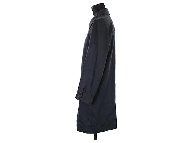 Dior Cappotto in cotone blu - vista 3