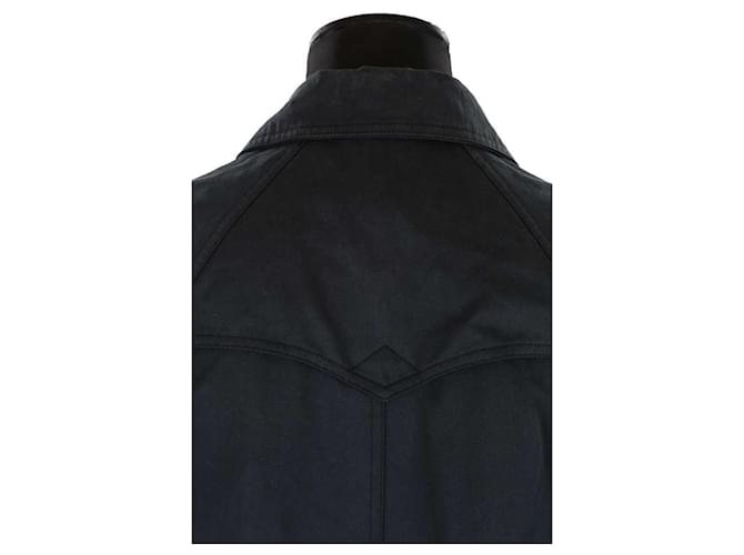 Dior Cappotto in cotone blu - vista 6