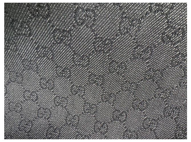Borsa Tote Gucci Nera in Cotone con Catena Dorata Nero D'oro - vista 5