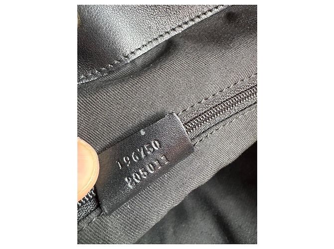Borsa Tote Gucci Nera in Cotone con Catena Dorata Nero D'oro - vista 8