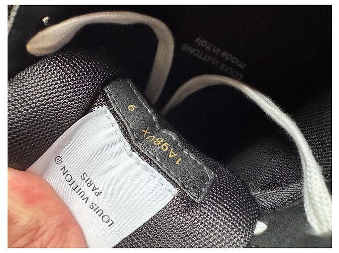 Louis Vuitton Baskets LV Trainer Noir Blanc - vue 6
