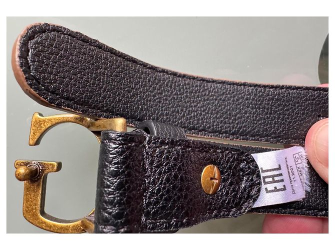 Cinturón Guess de pelo marrón claro y oscuro Marrón oscuro - vista 6
