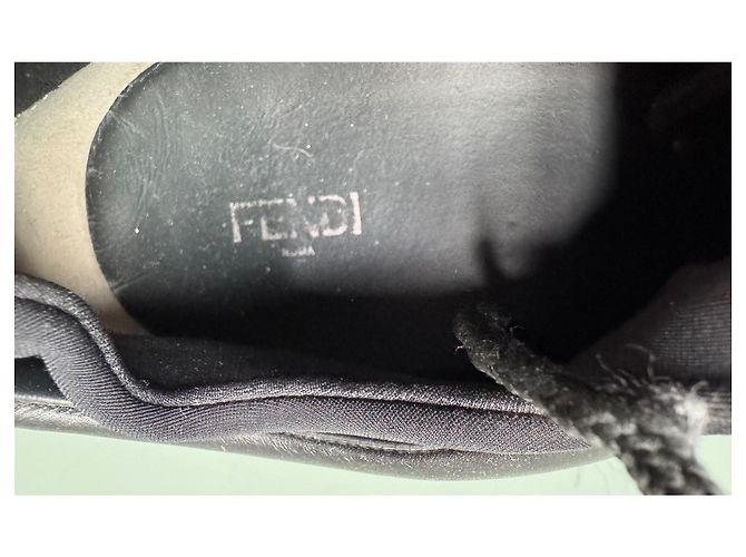Fendi Sneaker Schwarz Metallic Pelz Metallisch - Ansicht 3