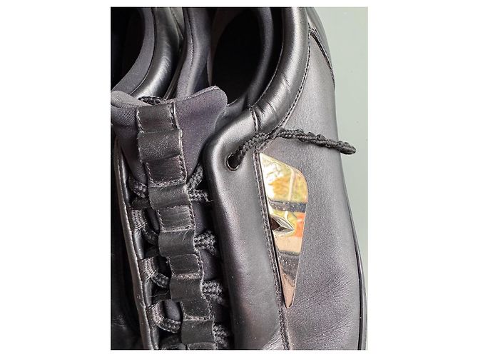 Fendi Sneaker Schwarz Metallic Pelz Metallisch - Ansicht 9