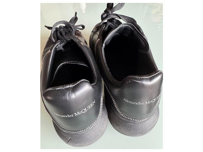 Sneakers Alexander McQueen Nere in Pelliccia Nero - vista 4