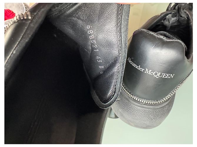 Sneakers Alexander McQueen Nere in Pelliccia Nero - vista 5