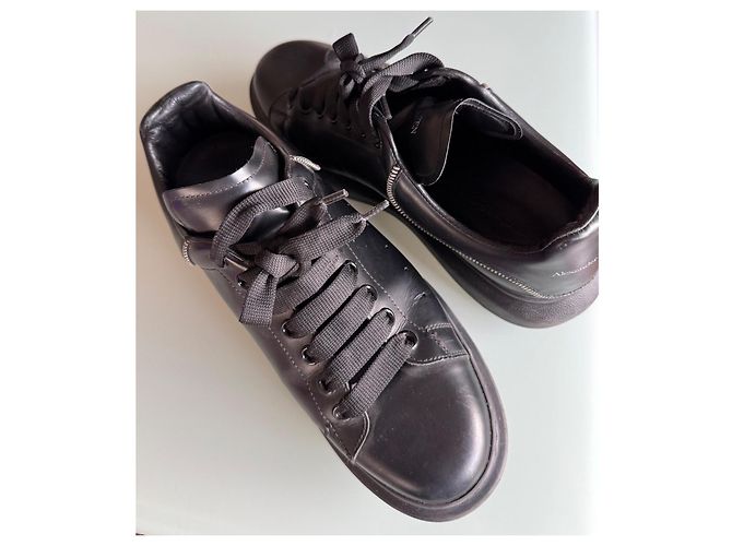 Sneakers Alexander McQueen Nere in Pelliccia Nero - vista 9