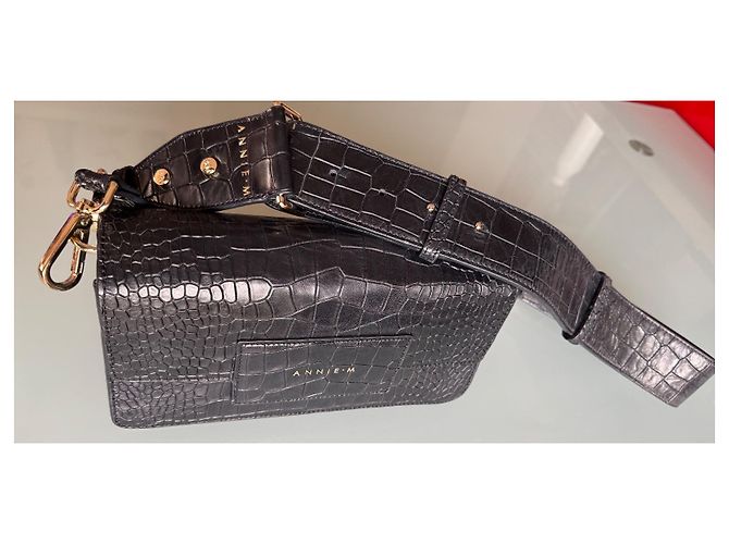 Autre Marque ANNIE M - Grande borsa a spalla larga Nero - vista 6