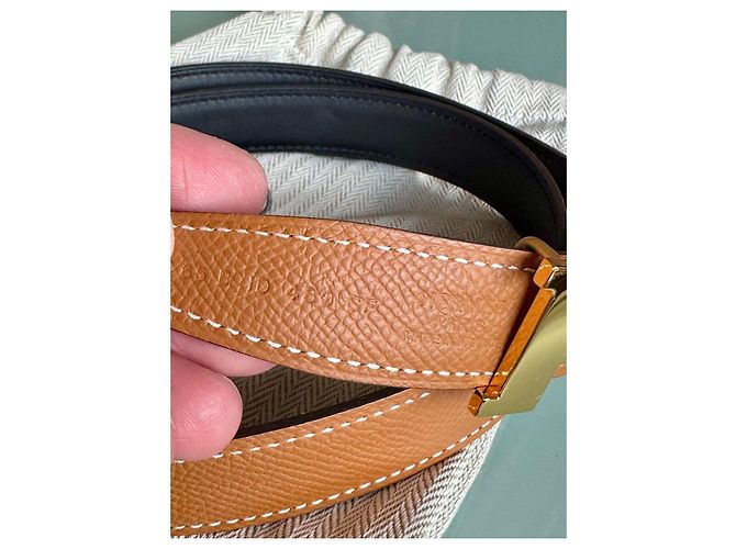 Hermès Mini Constance reversible Golden Light brown - view 2